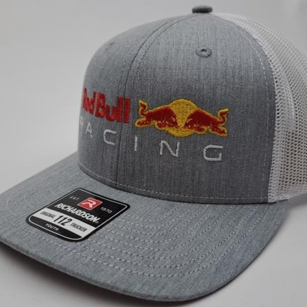 F1 Race Fans Red Bull Youth Richardson 112 Trucker Mesh Snapback Cap Hat Gorra